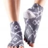 Toesox Ankle Length Half-Toe Yoga Grip Socks Haze CLOTHING 2 Toesox Ankle Length Half-Toe Yoga Grip Socks Haze CLOTHING