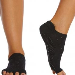 CLOTHING Toesox Low Rise Half-Toe Yoga Grip Socks Nightlife