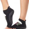 Toesox Low Rise Half-Toe Yoga Grip Socks Imagine