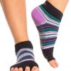 Toesox Ankle Length Half-Toe Yoga Grip Socks Purple Haze CLOTHING