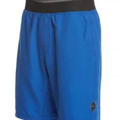 PrAna Men's Mojo Yoga Shorts Island Blue Bungalow