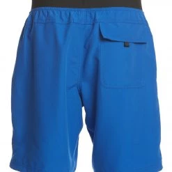 PrAna Men's Mojo Yoga Shorts Island Blue Bungalow