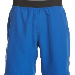 PrAna Men's Mojo Yoga Shorts Island Blue Bungalow