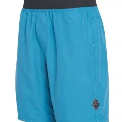 PrAna Men's Mojo Yoga Shorts River Rock Blue CLOTHING
