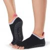 Toesox Low Rise Half-Toe Yoga Grip Socks Retro 2 Toesox Low Rise Half-Toe Yoga Grip Socks Retro