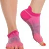 CLOTHING Toesox Low Rise Half-Toe Yoga Grip Socks Love Fest 1 CLOTHING Toesox Low Rise Half-Toe Yoga Grip Socks Love Fest