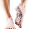 Toesox Low Rise Half-Toe Yoga Grip Socks Fishnet Kiss