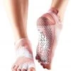 CLOTHING Toesox Low Rise Half-Toe Yoga Grip Socks Trance 2 CLOTHING Toesox Low Rise Half-Toe Yoga Grip Socks Trance