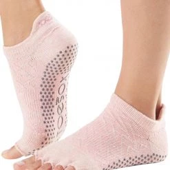 CLOTHING Toesox Low Rise Half-Toe Yoga Grip Socks Chill