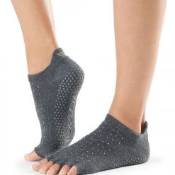 Toesox Low Rise Half-Toe Yoga Grip Socks Glam CLOTHING