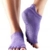 Toesox Low Rise Half-Toe Yoga Grip Socks Light Purple CLOTHING 2 Toesox Low Rise Half-Toe Yoga Grip Socks Light Purple CLOTHING