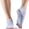 Toesox Low Rise Half-Toe Yoga Grip Socks Diamond Lotus CLOTHING