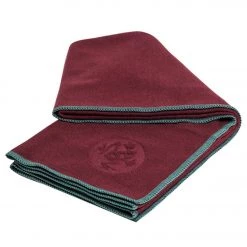 NEW ARRIVALS Manduka EQua Yoga Hand Towel Port 10 NEW ARRIVALS Manduka EQua Yoga Hand Towel Port