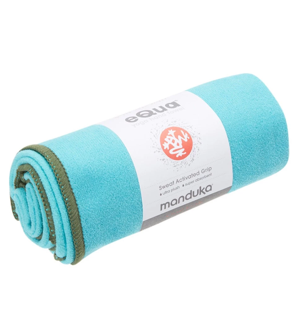 Manduka EQua Yoga Hand Towel Tasmanian Blue NEW ARRIVALS 5 Manduka EQua Yoga Hand Towel Tasmanian Blue NEW ARRIVALS