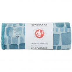 Manduka EQua Yoga Hand Towel Patina Squares