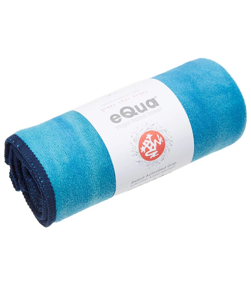 NEW ARRIVALS Manduka EQua Yoga Hand Towel Pacific Blue Hand Dye 5 NEW ARRIVALS Manduka EQua Yoga Hand Towel Pacific Blue Hand Dye