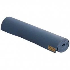 Jade Yoga Harmony Natural Rubber Yoga Mat 74" 5mm Slate Blue