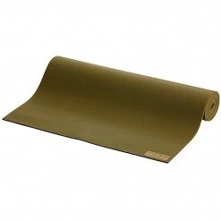 Jade Yoga Harmony Natural Rubber Yoga Mat 74" 5mm Olive Green