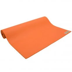 Jade Yoga Harmony Natural Rubber Yoga Mat 74" 5mm Tibetan Orange