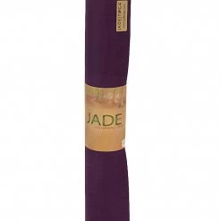 YOGA MATS & PROPS Jade Yoga Harmony Natural Rubber Yoga Mat 74" 5mm Purple
