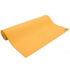 Jade Yoga Harmony Natural Rubber Yoga Mat 74" 5mm Saffron