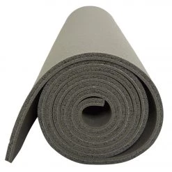 Jade Yoga Fusion Natural Rubber Yoga Mat 68" 8mm Extra Thick Gray