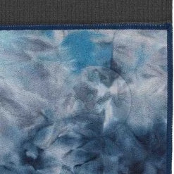 Manduka EQua Yoga Mat Towel Storm Hand Dye