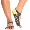 Toesox Bella Half-Toe Yoga Grip Socks Wild Love Citrus 1 Toesox Bella Half-Toe Yoga Grip Socks Wild Love Citrus