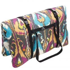Hugger Mugger Zabuton Printed Yoga Mediation Cushion Bohemian Ikat