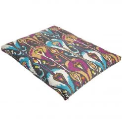 Hugger Mugger Zabuton Printed Yoga Mediation Cushion Bohemian Ikat