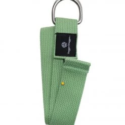 Hugger Mugger D-Ring Cotton Yoga Strap 6' Light Green