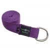 Hugger Mugger D-Ring Cotton Yoga Strap 6' Purple YOGA MATS & PROPS