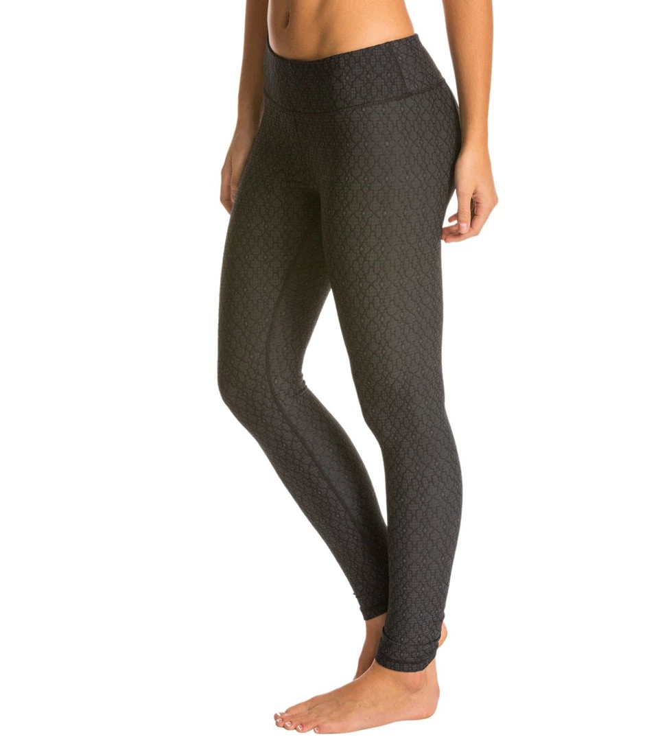 CLOTHING PrAna Misty Yoga Leggings Black Jacquard 4 CLOTHING PrAna Misty Yoga Leggings Black Jacquard