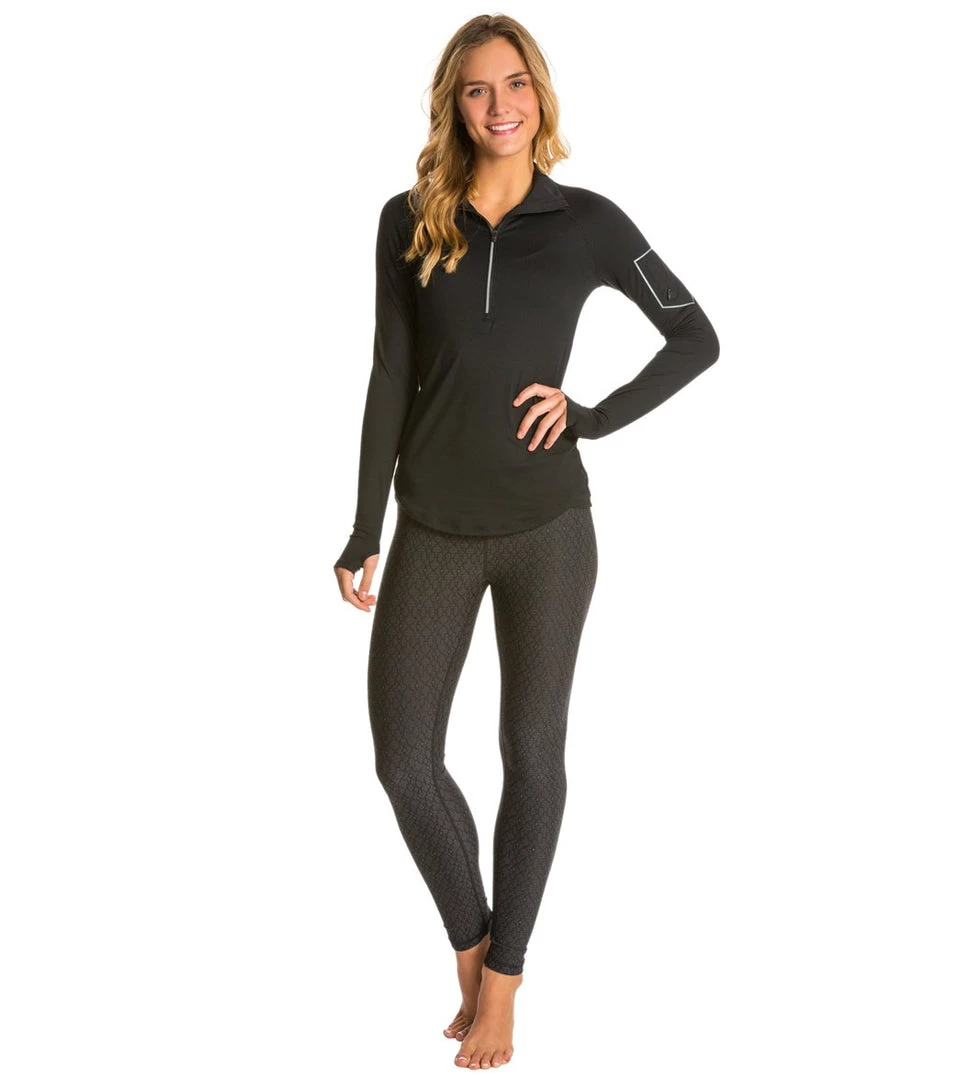 CLOTHING PrAna Misty Yoga Leggings Black Jacquard 6 CLOTHING PrAna Misty Yoga Leggings Black Jacquard