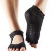 Toesox Bella Half-Toe Yoga Grip Socks Black Lace CLOTHING
