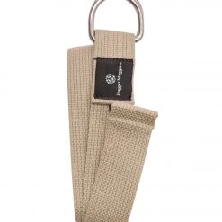 Hugger Mugger D-Ring Cotton Strap 8' Natural YOGA MATS & PROPS