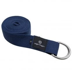 Hugger Mugger D-Ring Cotton Strap 8' Navy YOGA MATS & PROPS