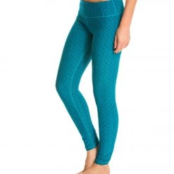 CLOTHING PrAna Misty Yoga Leggings Cast Blue Jacquard