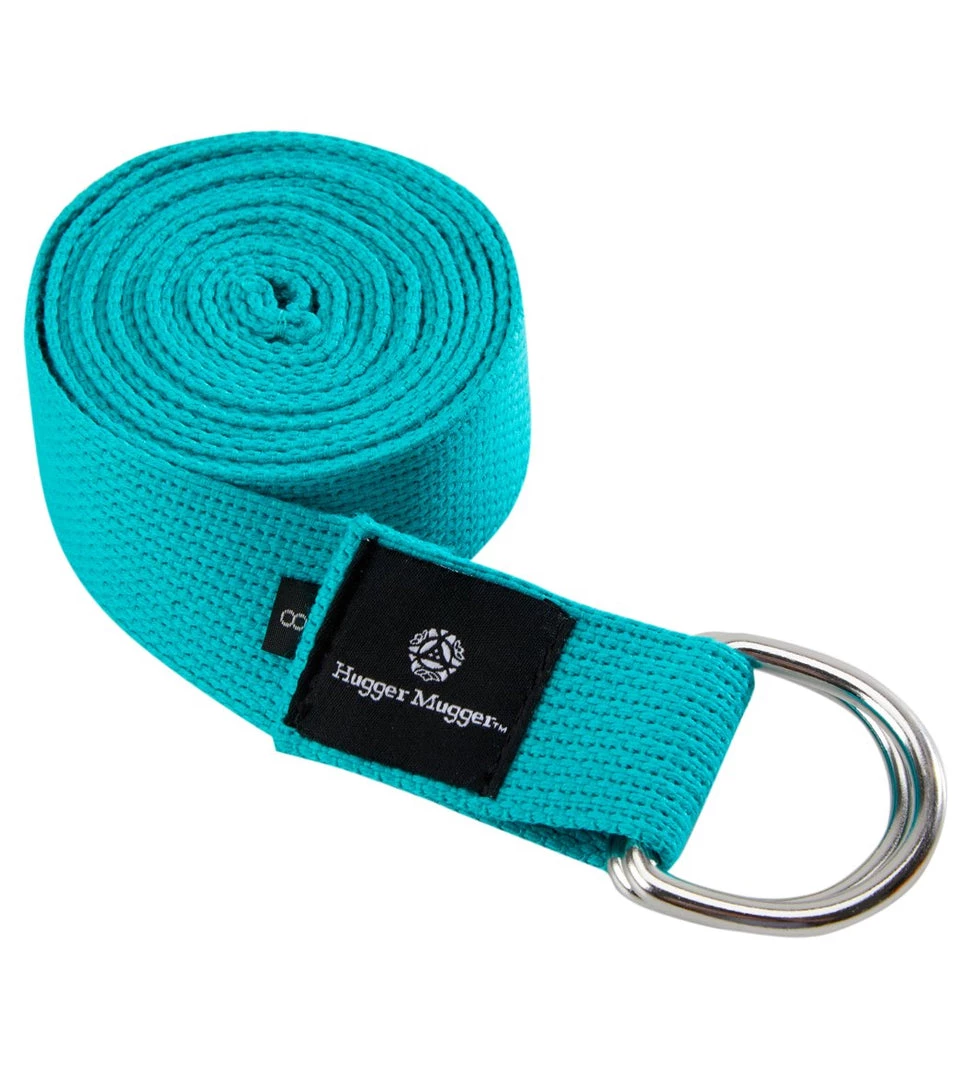 Hugger Mugger D-Ring Cotton Yoga Strap 10' 3 Hugger Mugger D-Ring Cotton Yoga Strap 10'