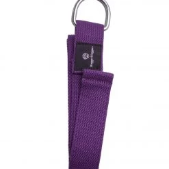 Hugger Mugger D-Ring Cotton Yoga Strap 10' Purple