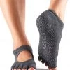 Toesox Bella Half-Toe Yoga Grip Socks Sultry
