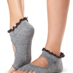 CLOTHING Toesox Bella Half-Toe Yoga Grip Socks Melody
