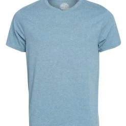 CLOTHING PrAna Men's V Neck Short Sleeve Workout Tee Blue Note Heather