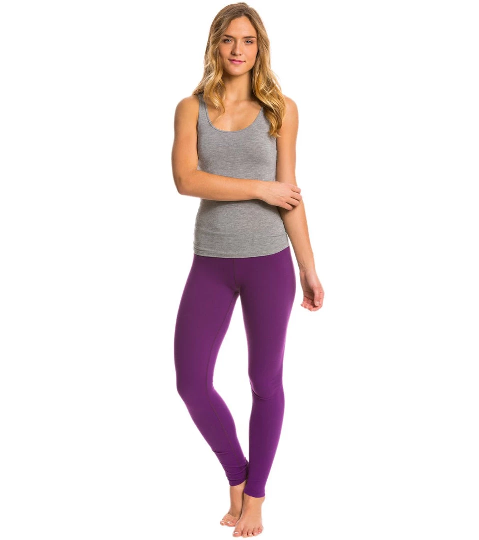 CLOTHING Beyond Yoga Essential Long Yoga Leggings Imperial Violet 6 CLOTHING Beyond Yoga Essential Long Yoga Leggings Imperial Violet