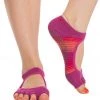 CLOTHING Toesox Bella Half-Toe Yoga Grip Socks Razzle Dazzle