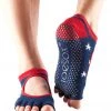 Toesox Bella Half-Toe Yoga Grip Socks Starboard CLOTHING