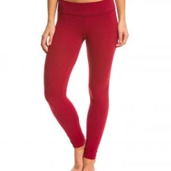 Beyond Yoga Essential Long Yoga Leggings Garnet Red