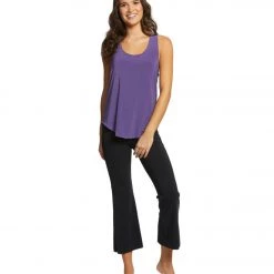 Onzie Lightweight Glossy Flow Yoga Tank Top Purple CLOTHING