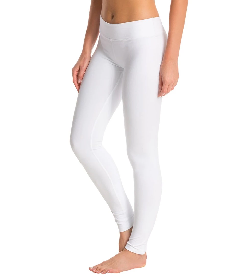 Beyond Yoga Essential Long Yoga Leggings White 4 Beyond Yoga Essential Long Yoga Leggings White