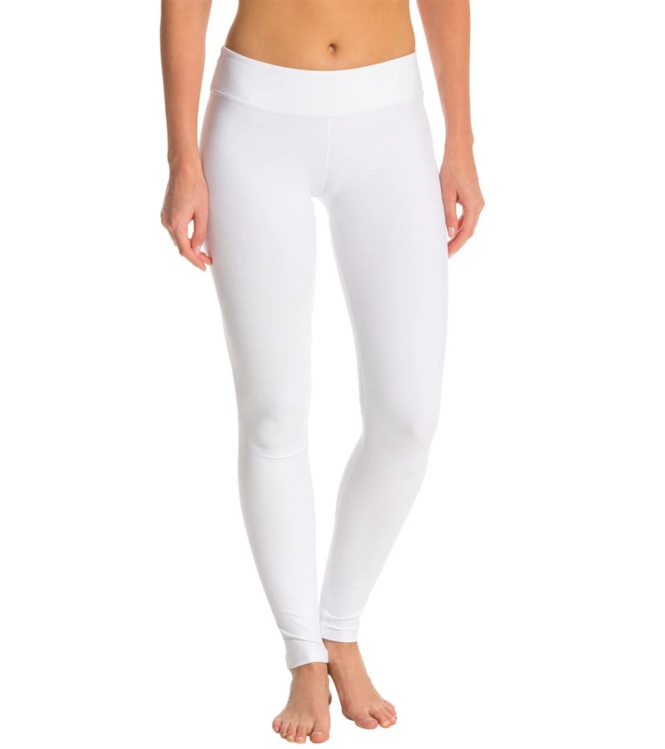 Beyond Yoga Essential Long Yoga Leggings White 8 Beyond Yoga Essential Long Yoga Leggings White